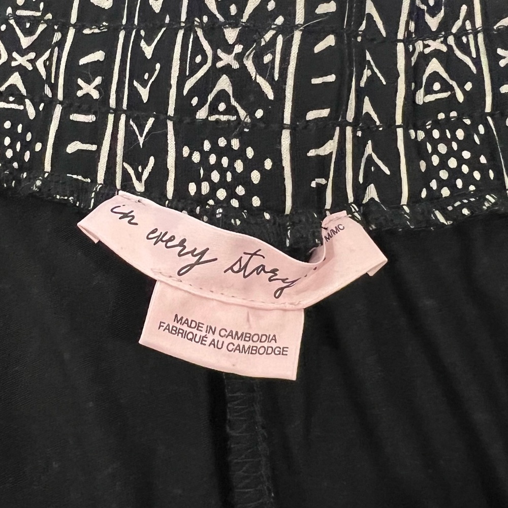 Wide leg drawstring pants - Picture 3 of 6